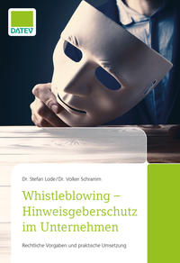 Vorderes Coverbild Whistleblowing - Hinweisgeberschutz im Unternehmen