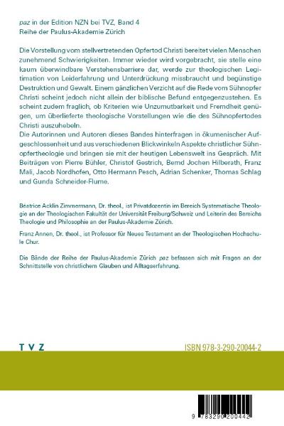 Rückseitencover Versöhnt durch den Opfertod Christi?