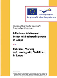 Vorderes Coverbild Inklusion Arbeiten und Lernen mit Beeinträchtigungen in Europa
