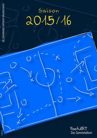 Vorderes Coverbild Sammelalbum 2015/16 Eintracht Braunschweig