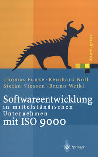 Vorderes Coverbild Softwareentwicklung in mittelständischen Unternehmen mit ISO 9000