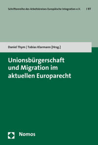 Vorderes Coverbild Unionsbürgerschaft und Migration im aktuellen Europarecht