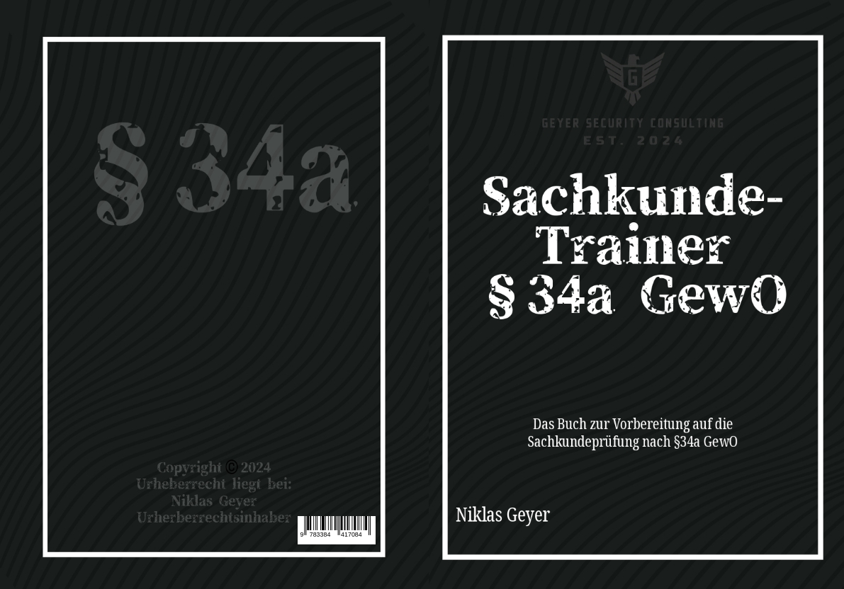 Gesamtes Coverbild Sachkunde-Trainer §34a GewO