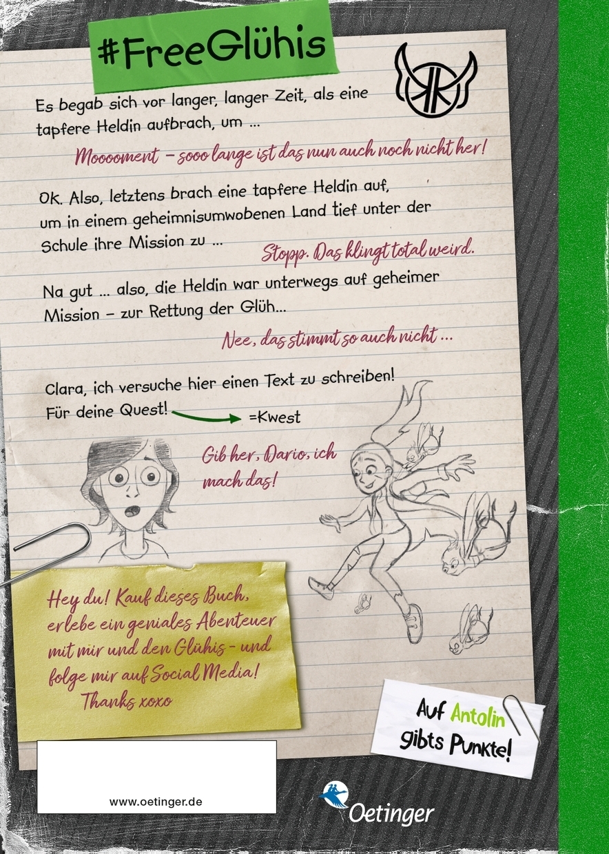 Rückseitencover KoboldKroniken. Mission Glühelfe