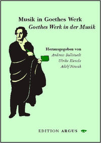 Vorderes Coverbild Musik in Goethes Werk - Goethes Werk in der Musik