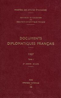 Vorderes Coverbild Documents diplomatiques français