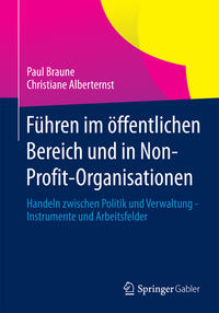 Vorderes Coverbild Führen im öffentlichen Bereich und in Non-Profit-Organisationen