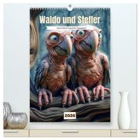 Vorderes Coverbild Waldo und Stefler (hochwertiger Premium Wandkalender 2026 DIN A2 hoch), Kunstdruck in Hochglanz