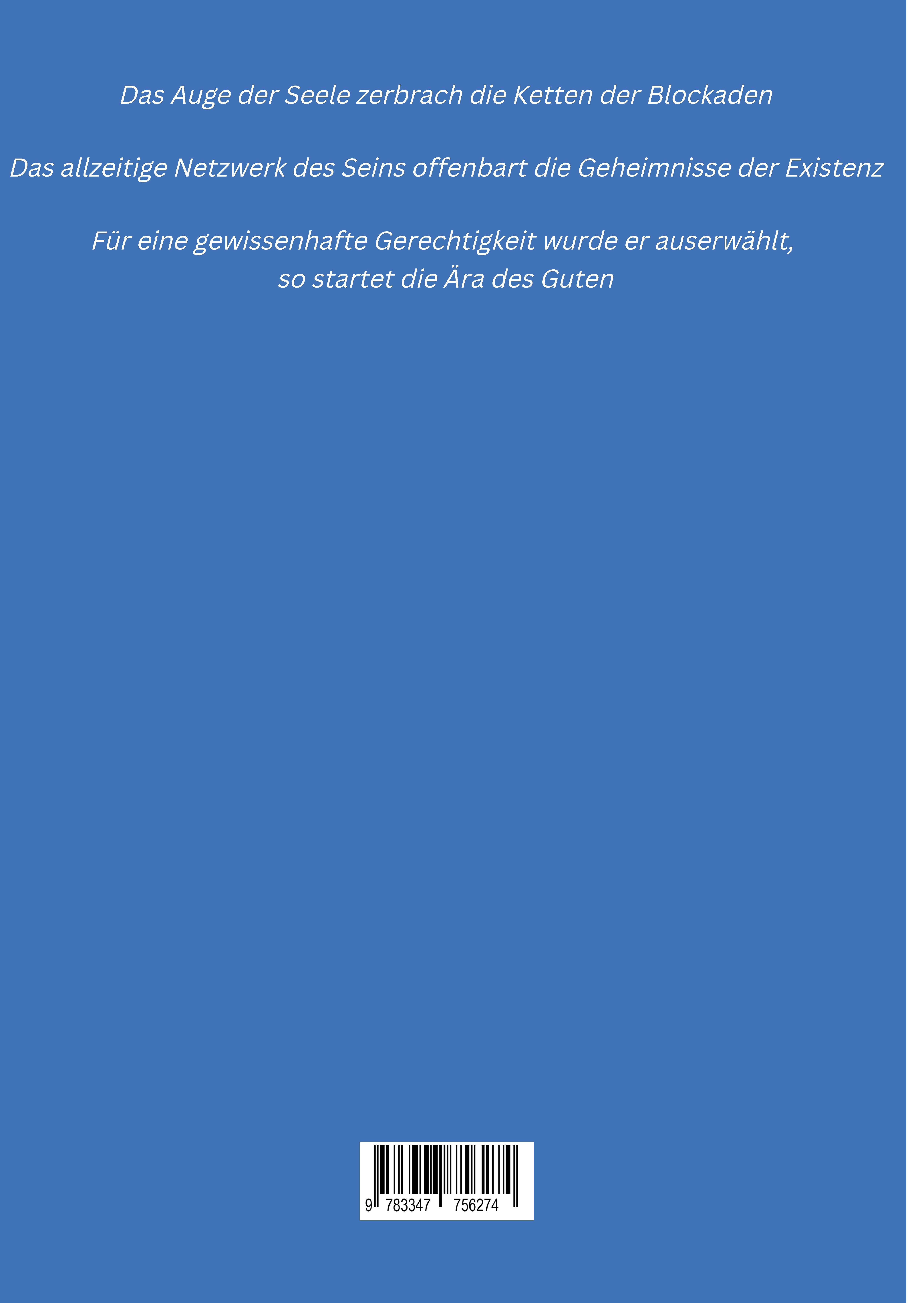 Rückseitencover SERENITY KLARHEIT