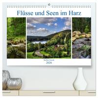 Vorderes Coverbild Flüsse und Seen im Harz (hochwertiger Premium Wandkalender 2026 DIN A2 quer), Kunstdruck in Hochglanz