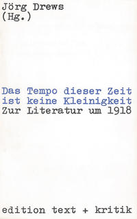 Vorderes Coverbild Das Tempo dieser Zeit ist keine Kleinigkeit