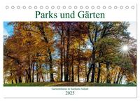 Vorderes Coverbild Parks und Gärten in Sachsen-Anhalt (Tischkalender 2025 DIN A5 quer), CALVENDO Monatskalender