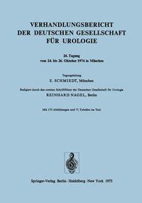 Vorderes Coverbild Verhandlungsbericht der Deutschen Gesellschaft für Urologie