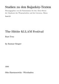 Vorderes Coverbild The Hittite KI. LAM Festival