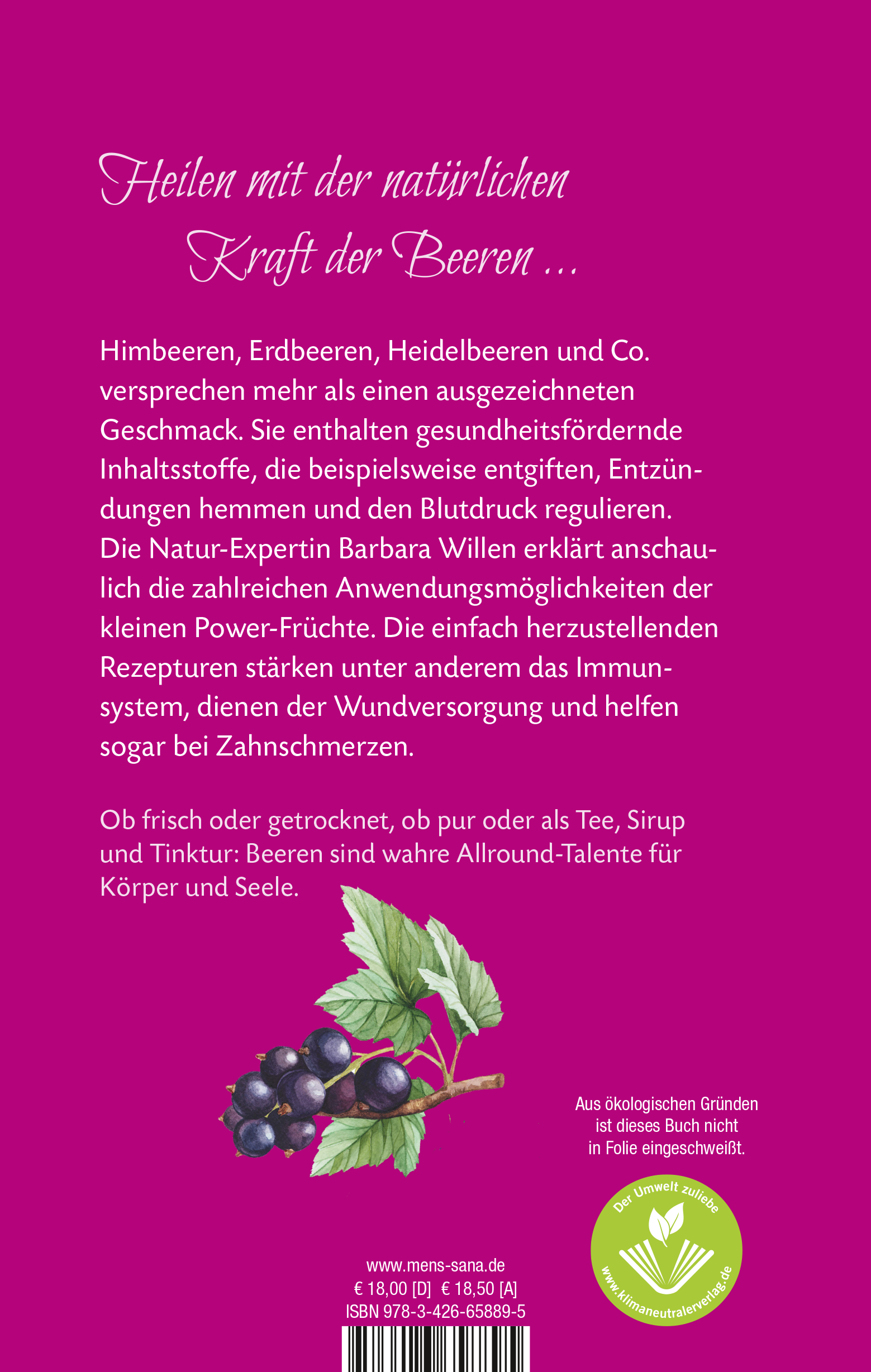 Rückseitencover Die Beeren-Apotheke