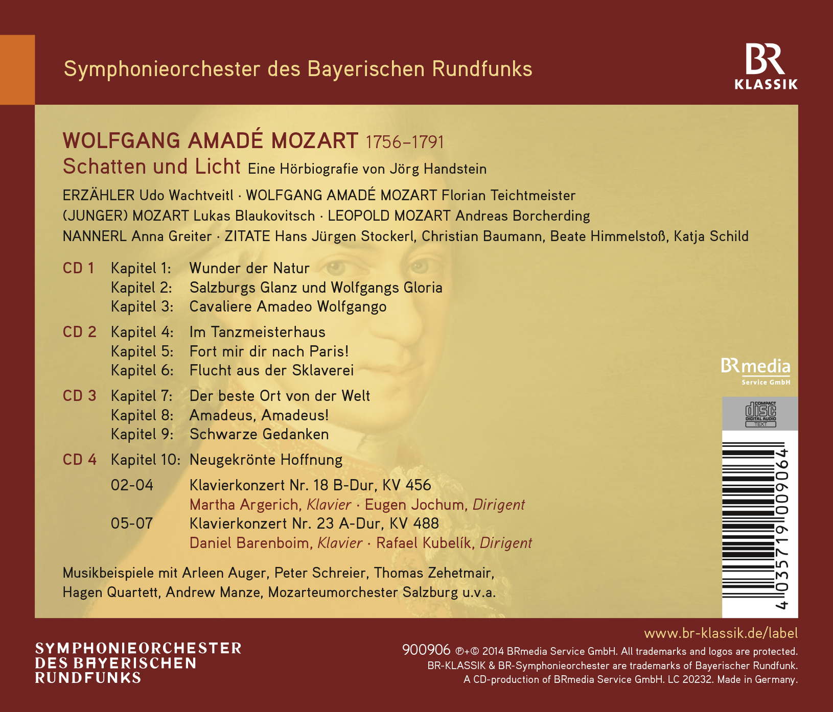 Rückseitencover Robert Schumann - Die Innere Stimme