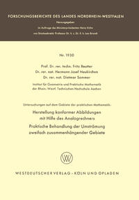 Vorderes Coverbild Untersuchungen auf dem Gebiete der praktischen Mathematik