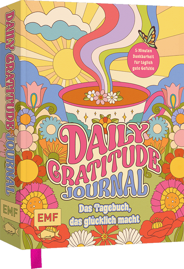 Anderes Coverbild Daily Gratitude Journal – Das farbenfrohe Dankbarkeits-Tagebuch, das einfach glücklich macht