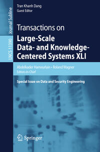Vorderes Coverbild Transactions on Large-Scale Data- and Knowledge-Centered Systems XLI