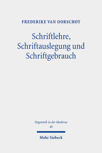 Vorderes Coverbild Schriftlehre, Schriftauslegung und Schriftgebrauch