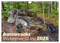 Vorderes Coverbild Autowracks - Verlorener Glanz 2026 (Wandkalender 2026 DIN A4 quer), CALVENDO Monatskalender