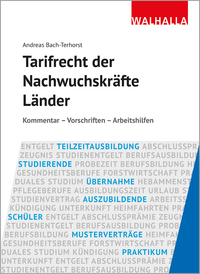 Vorderes Coverbild Tarifrecht der Nachwuchskräfte Länder