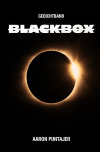 Vorderes Coverbild Gedichtband / Blackbox