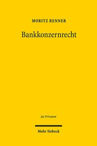 Vorderes Coverbild Bankkonzernrecht
