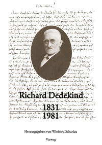 Vorderes Coverbild Richard Dedekind 1831–1981