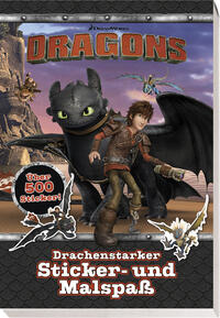 Vorderes Coverbild Dragons: Drachenstarker Sticker- und Malspaß