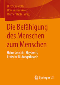 Vorderes Coverbild Die Befähigung des Menschen zum Menschen