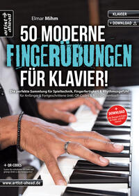 Vorderes Coverbild 50 moderne Fingerübungen für Klavier!