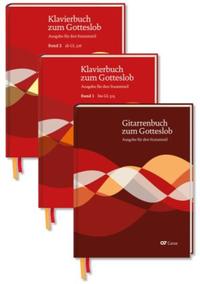 Vorderes Coverbild Klavierbuch und Gitarrenbuch zum Gotteslob