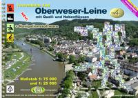 Vorderes Coverbild TourenAtlas TA4 Oberweser-Leine