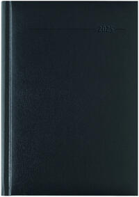 Vorderes Coverbild Zettler - Buchkalender Balacron 2025 schwarz, 15x21cm, Taschenkalender im Tucson Einband mit 352 Seiten, 7 Tage auf 6 Seiten, Adressteil, Monats- und Jahresübersicht und internationales Kalendarium