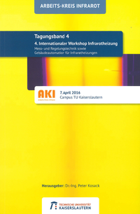 Vorderes Coverbild 4. Internationaler Workshop Infrarotheizung Tagungsband 7. April 2016