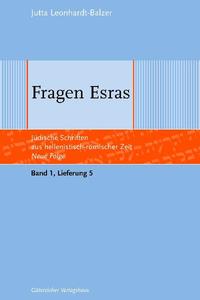 Vorderes Coverbild Jüdische Schriften aus hellenistisch-römischer Zeit - Neue Folge... / Fragen Esras