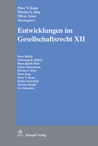 Vorderes Coverbild Entwicklungen im Gesellschaftsrecht XII