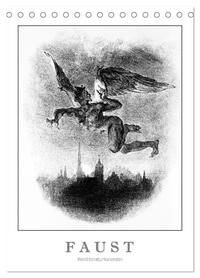 Vorderes Coverbild Faust - Weltliteraturkalender (Tischkalender 2026 DIN A5 hoch), CALVENDO Monatskalender