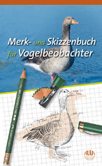 Vorderes Coverbild Merk- und Skizzenbuch für Vogelbeobachter