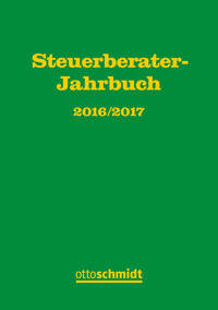 Vorderes Coverbild Steuerberater-Jahrbuch 2016/2017