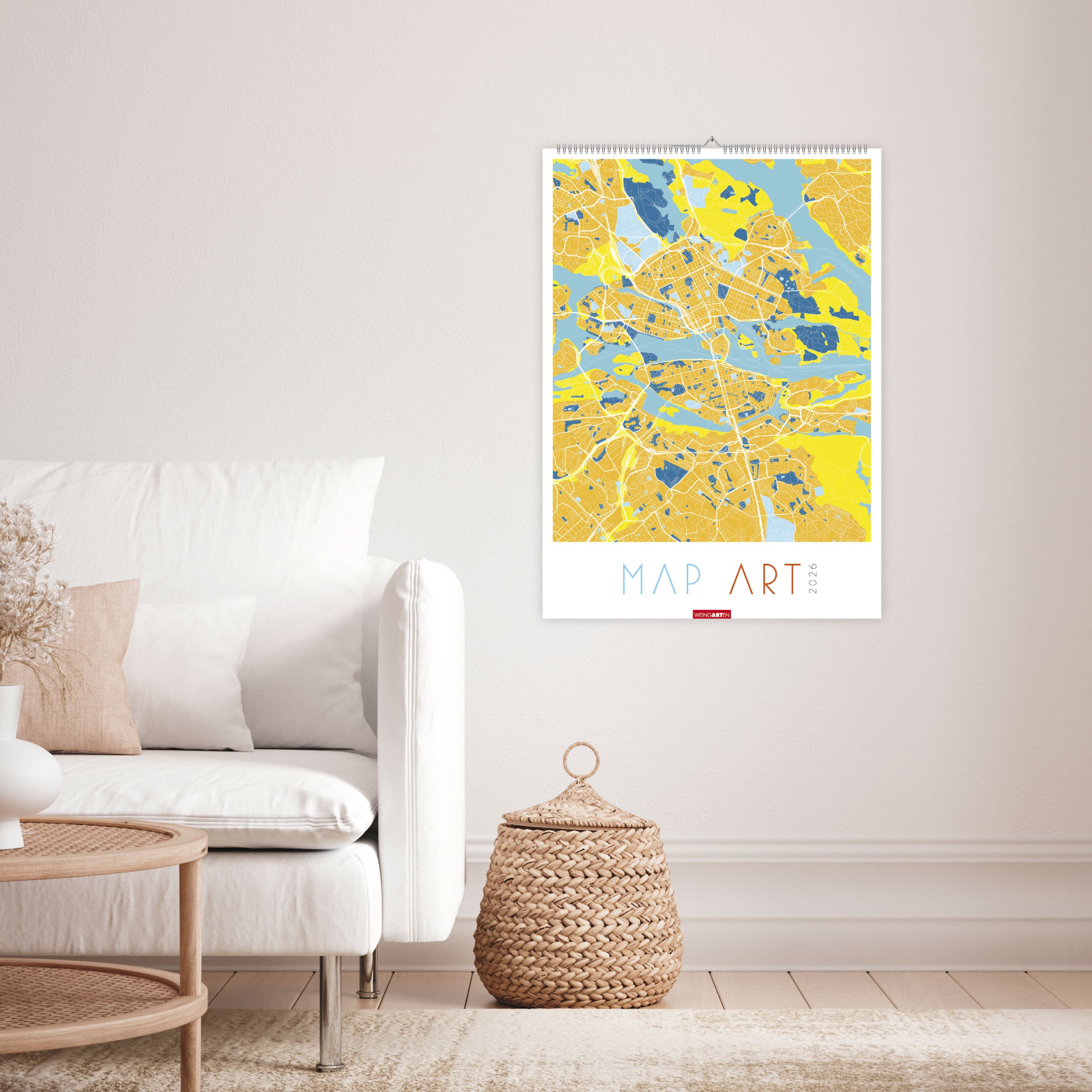 Anderes Coverbild Map Art Kalender 2026