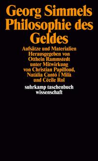 Vorderes Coverbild Georg Simmels »Philosophie des Geldes«
