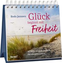 Vorderes Coverbild Glück beginnt mit Freiheit – Aufstellbuch