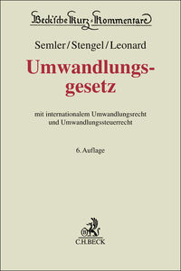 Vorderes Coverbild Umwandlungsgesetz. UmwG