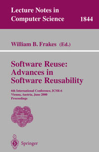 Vorderes Coverbild Software Reuse: Advances in Software Reusability
