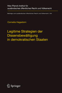 Vorderes Coverbild Legitime Strategien der Dissensbewältigung in demokratischen Staaten