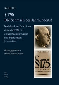 Vorderes Coverbild § 175: Die Schmach des Jahrhunderts