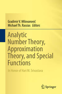 Vorderes Coverbild Analytic Number Theory, Approximation Theory, and Special Functions