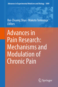 Vorderes Coverbild Advances in Pain Research: Mechanisms and Modulation of Chronic Pain